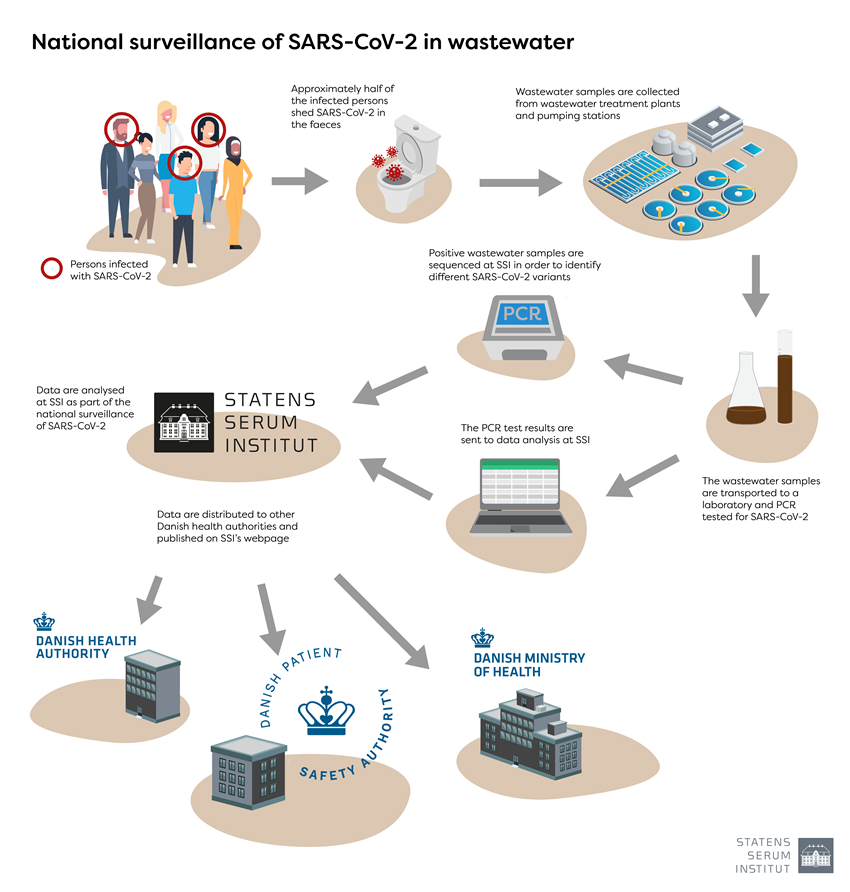 National surveillance of SARS-CoV-2 in wastewater